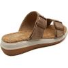 imageJBU Womens Fashion Wedge SandalBrown Shimmer
