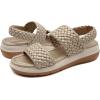 imageJBU Womens Fashion Wedge SandalChampagne