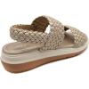imageJBU Womens Fashion Wedge SandalChampagne