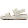 imageJBU Womens Fashion Wedge SandalCream