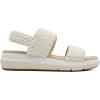 imageJBU Womens Fashion Wedge SandalCream