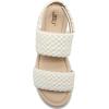 imageJBU Womens Fashion Wedge SandalCream