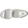 imageJBU Womens Fashion Wedge SandalGreySilver