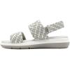 imageJBU Womens Fashion Wedge SandalGreySilver
