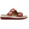 imageJBU Womens Fashion Wedge SandalRedCream Raffia