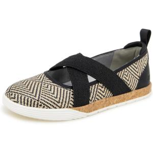 imageJBU Womens Elm Ballet FlatBlack Raffia