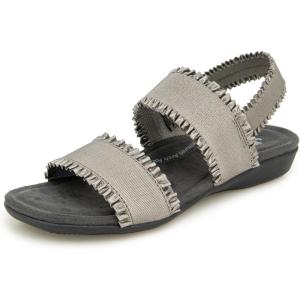 imageJBU Womens Fashion Flat SandalGunmetal