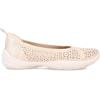 imageJBU Emma Womens Comfort Casual Classic Loafer Flat Fashion ShoesCream Shimmer