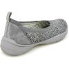 imageJBU Emma Womens Comfort Casual Classic Loafer Flat Fashion ShoesGunmetal Shimmer