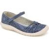 imageJBU Womens Ramy Mary Jane FlatNavy Shimmer
