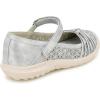 imageJBU Womens Ramy Mary Jane FlatSilver Shimmer