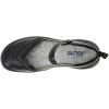imageJBU Womens Raven Fashion Comfort Casual Classic Mary Jane FlatBlackShimmer