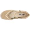 imageJBU Womens Raven Fashion Comfort Casual Classic Mary Jane FlatLight Tan Shimmer