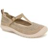 imageJBU Womens Summer Mary Jane FlatTaupe