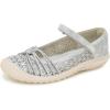imageJBU Womens Ramy Mary Jane FlatSilver Shimmer