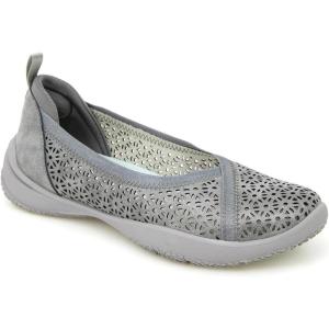 imageJBU Emma Womens Comfort Casual Classic Loafer Flat Fashion ShoesGunmetal Shimmer
