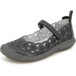 imageJBU Womens Anne Mary Jane FlatBlack Shimmer