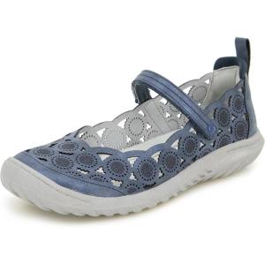 imageJBU Womens Anne Mary Jane FlatNavy Shimmer