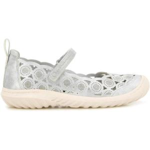 imageJBU Womens Anne Mary Jane FlatSilver Shimmer