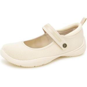 imageJBU Womens Merry Mary Jane FlatDk Eggshell