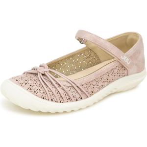 imageJBU Womens Ramy Mary Jane FlatBlush Shimmer