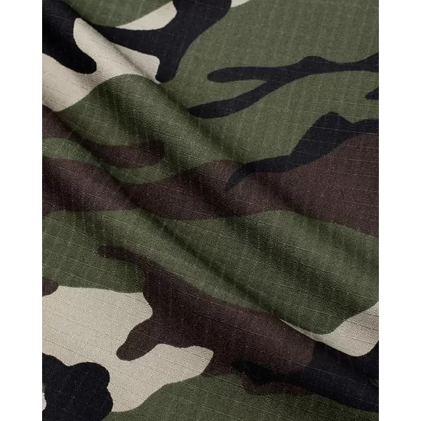 Alimens &amp; Gentle Men's Cargo Short Elastic Waist Multi-Pocket Outdoor Military Tactical Shorts