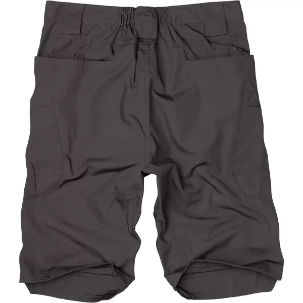 Alimens &amp; Gentle Men's Cargo Short Elastic Waist Multi-Pocket Outdoor Military Tactical Shorts