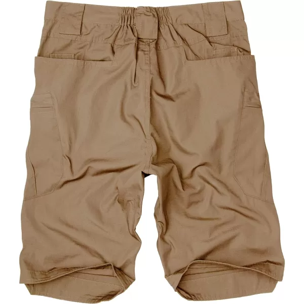 Alimens &amp; Gentle Men's Cargo Short Elastic Waist Multi-Pocket Outdoor Military Tactical Shorts