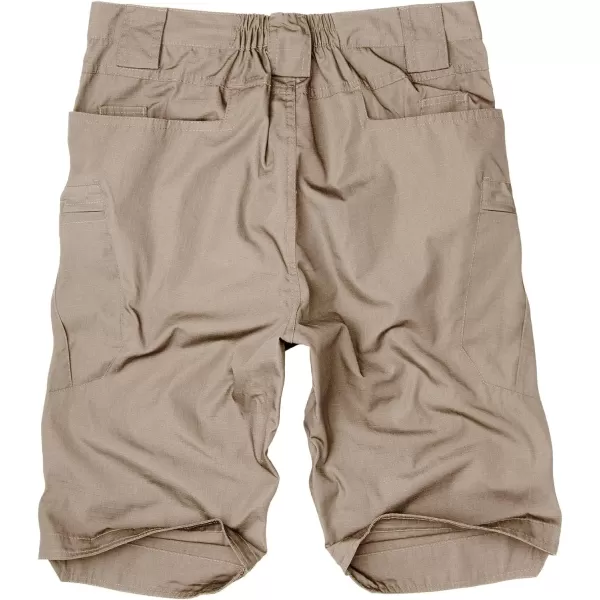Alimens &amp; Gentle Men's Cargo Short Elastic Waist Multi-Pocket Outdoor Military Tactical Shorts