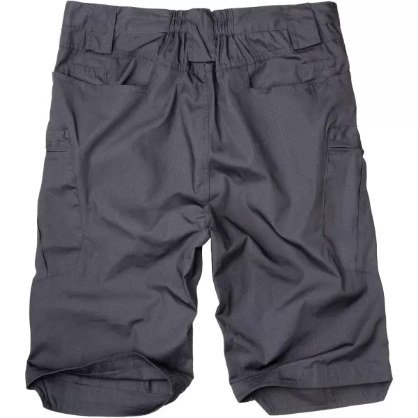 Alimens &amp; Gentle Men's Cargo Short Elastic Waist Multi-Pocket Outdoor Military Tactical Shorts