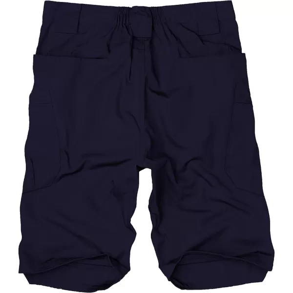 Alimens &amp; Gentle Men's Cargo Short Elastic Waist Multi-Pocket Outdoor Military Tactical Shorts