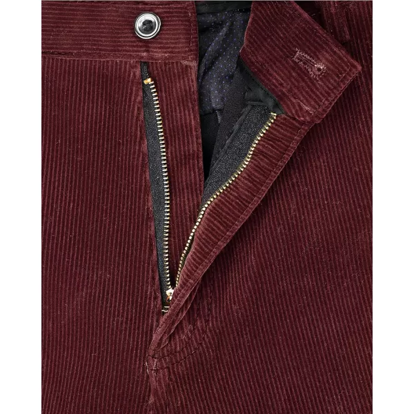 Alimens &amp; Gentle Men's Corduroy Pant Straight Fit Flat-Front Casual Chino Pants