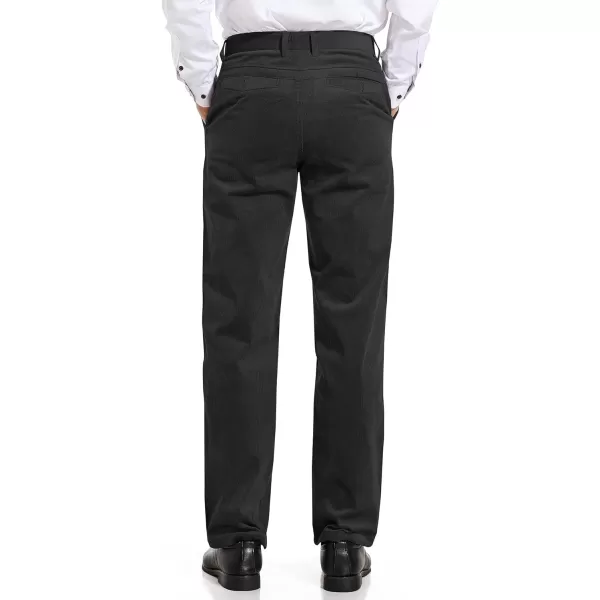 Alimens &amp; Gentle Men's Corduroy Pant Straight Fit Flat-Front Casual Chino Pants
