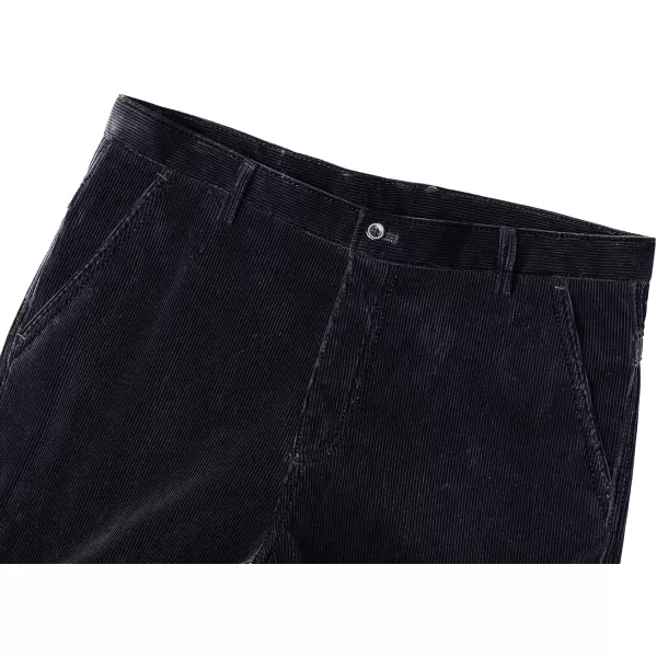 Alimens &amp; Gentle Men's Corduroy Pant Straight Fit Flat-Front Casual Chino Pants