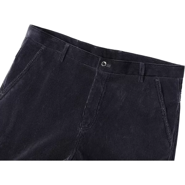 Alimens &amp; Gentle Men's Corduroy Pant Straight Fit Flat-Front Casual Chino Pants