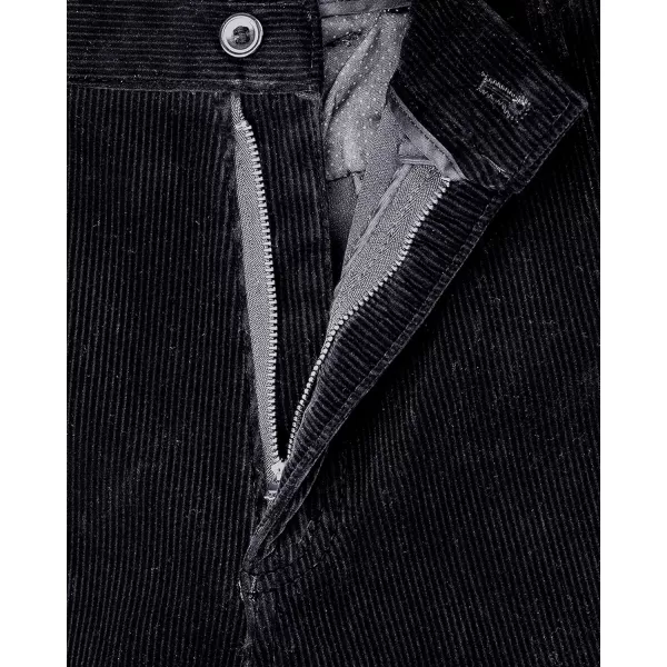 Alimens &amp; Gentle Men's Corduroy Pant Straight Fit Flat-Front Casual Chino Pants
