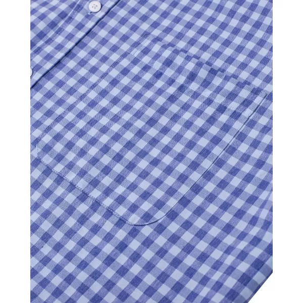 Alimens &amp; Gentle Mens Solid Oxford Shirt Long Sleeve Button Down Shirts with Pocket