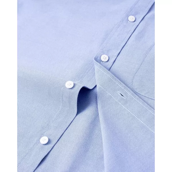 Alimens &amp; Gentle Mens Solid Oxford Shirt Long Sleeve Button Down Shirts with Pocket