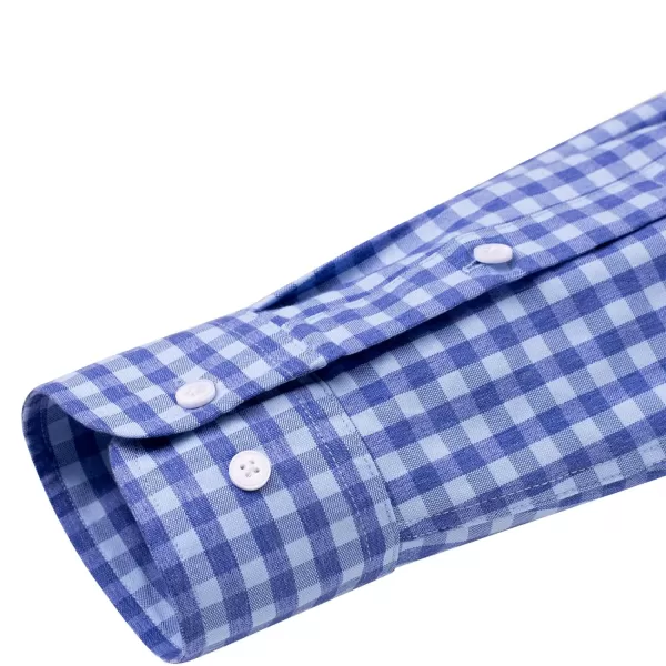 Alimens &amp; Gentle Mens Solid Oxford Shirt Long Sleeve Button Down Shirts with Pocket