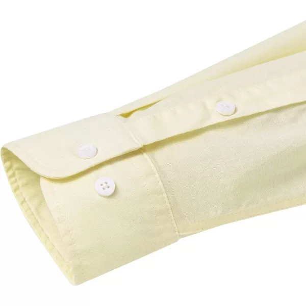 Alimens &amp; Gentle Mens Solid Oxford Shirt Long Sleeve Button Down Shirts with Pocket