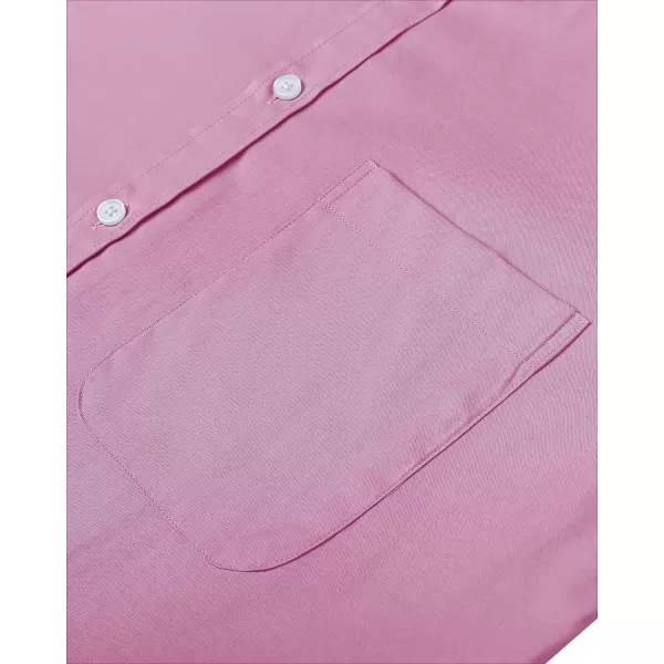 Alimens &amp; Gentle Mens Solid Oxford Shirt Long Sleeve Button Down Shirts with Pocket