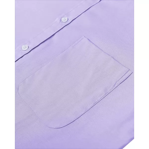 Alimens &amp; Gentle Mens Solid Oxford Shirt Long Sleeve Button Down Shirts with Pocket