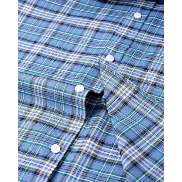 Alimens &amp; Gentle Mens Solid Oxford Shirt Long Sleeve Button Down Shirts with Pocket