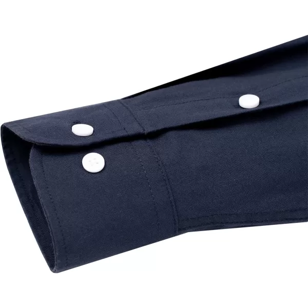 Alimens &amp; Gentle Mens Solid Oxford Shirt Long Sleeve Button Down Shirts with Pocket