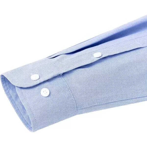 Alimens &amp; Gentle Mens Solid Oxford Shirt Long Sleeve Button Down Shirts with Pocket