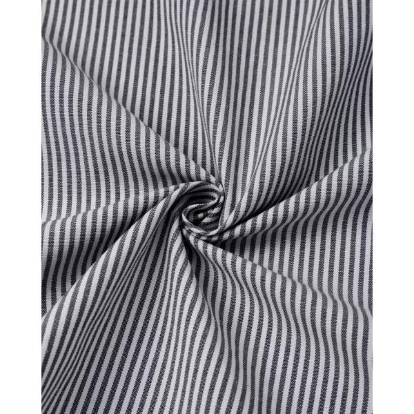 Alimens &amp; Gentle Mens Solid Oxford Shirt Long Sleeve Button Down Shirts with Pocket