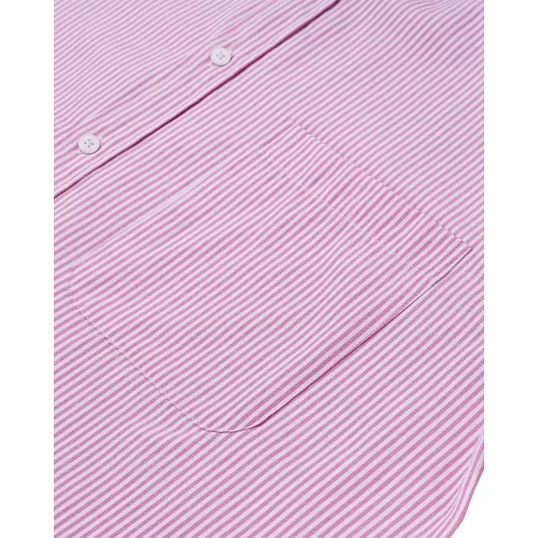 Alimens &amp; Gentle Mens Solid Oxford Shirt Long Sleeve Button Down Shirts with Pocket