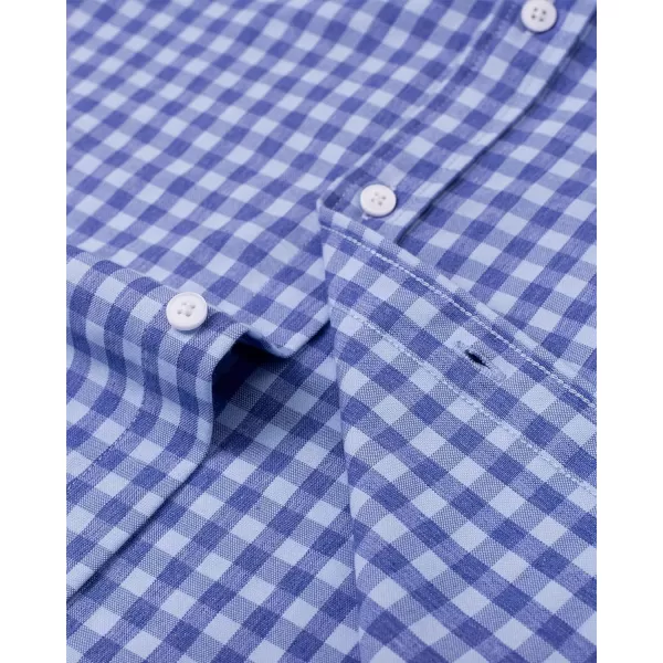 Alimens &amp; Gentle Mens Solid Oxford Shirt Long Sleeve Button Down Shirts with Pocket