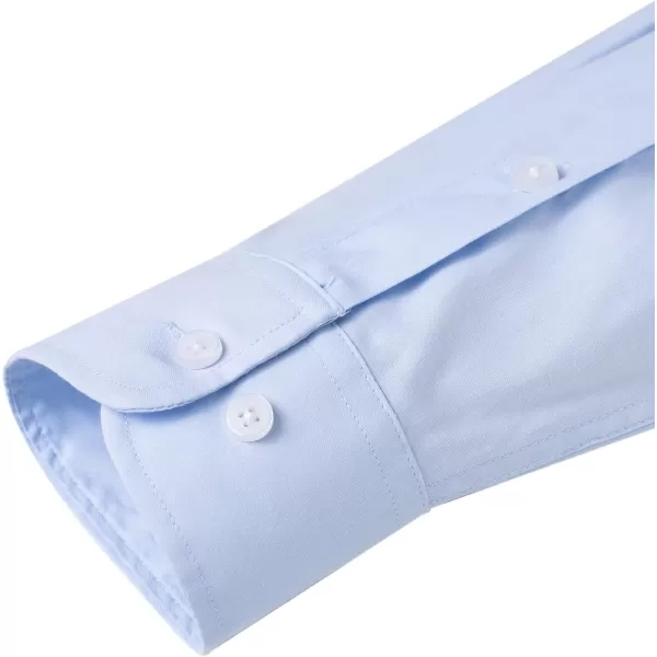 Alimens &amp; Gentle Mens Solid Oxford Shirt Long Sleeve Button Down Shirts with Pocket