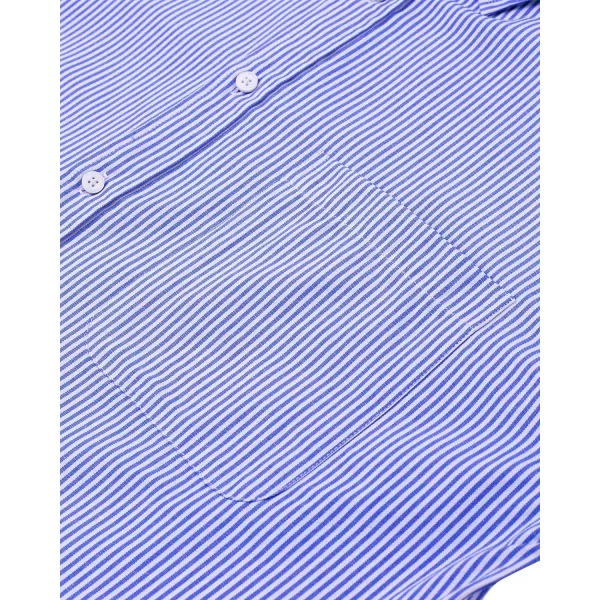 Alimens &amp; Gentle Mens Solid Oxford Shirt Long Sleeve Button Down Shirts with Pocket